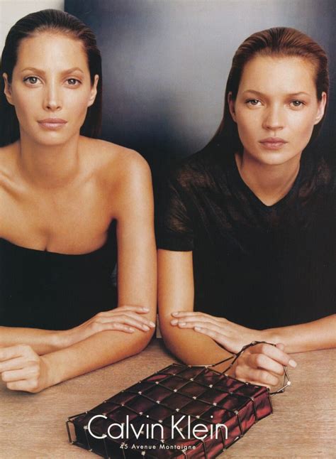 Christy Turlington on Kate Moss .